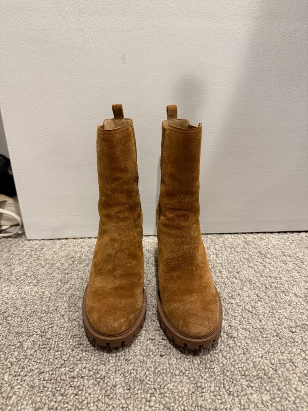 Veronica Beard Riley Suede Chelsea Boots